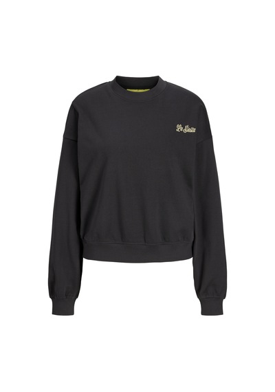 Jack & Jones Kadin Sirt Baskili Sweatshirt - Gia - 12290097 Phantom