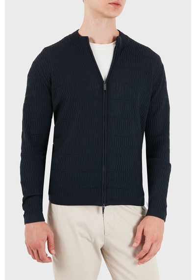 Emporio Armani % 100 Yün Bisiklet Yaka Fermuarlı Hırka Erkek Hırka Em006315 Af27831 Fb065 Lacivert Emporio Armani % 100 Yün Bisiklet Yaka Fermuarlı Hırka Erkek Hırka Em006315 Af27831 Fb065 Lacivert