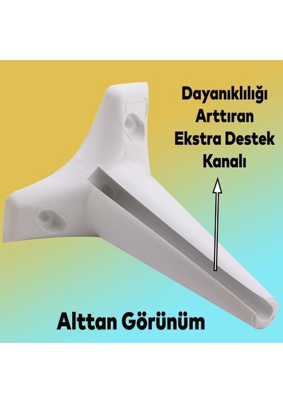 Mobilya Kanepe Sehpa Tv Ünitesi Koltuk Ayağı 18 Cm Beyaz Baza Ayak 4 Adet Diğer
