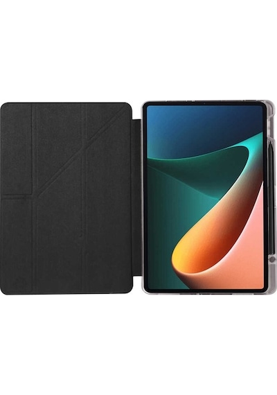 Xiaomi Uyumlu Mi Pad 5 / 5 Pro Kılıf Kalem Bölmeli Trifolding Case