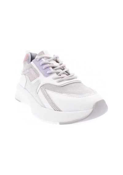Dgn 68125-22y Kadın Bağcıklı Sneakers Ayakkabı Beyaz Multi Yeşil