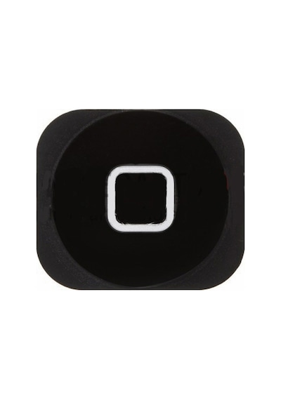 Apple Uyumlu iPhone 5 Home Tuş Orta Tuş Tek Buton - Siyah
