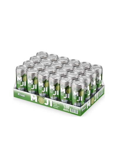 Rival Moji Limon Ve Nane Aromalı Gazlı İçecek 250 Ml 24'lü
