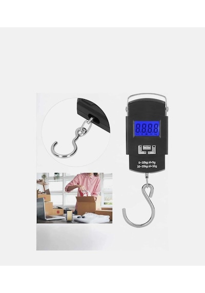 50kg Kapasiteli El Tartısı Dijital Lcd Ekranlı Kantar Terazi