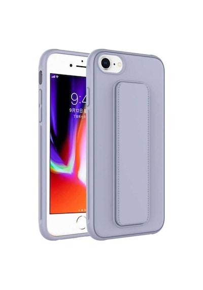 Apple Uyumlu iPhone Se 2020 Kılıf Zore Qstand Kapak Gri
