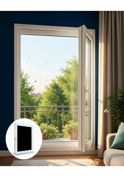 Pencere Ve Balkon İçin Tek Kanatlı Kolay Takılan Sineklik 0
