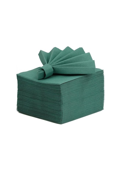 Ayrex Airlaid Peçete 40x40 Cm Açık Ölçü 20x20 Cm Katlı, 50'li Paket, Kumaş Dokulu, Hijyenik, Premium Sofra Diğer