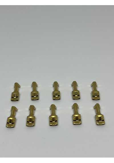 10 Adet 4,8 Mm Dişi Fiş Tırnaklı Terminal Kablo Ucu Sf2d
