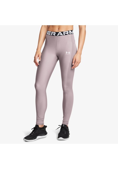 Under Armour Heat Gear Rib Kadın Mor Antrenman Taytı - 1388693 Mor