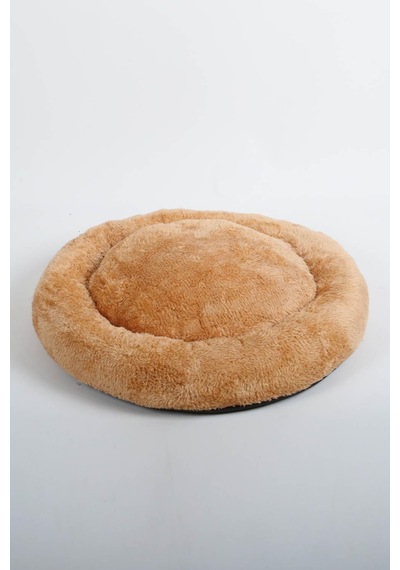 Cookie Pet Sherpa Polar Yıkanabilir Yuvarlak Köpek Kedi Yatağı 50 CM