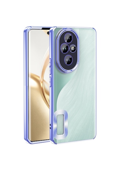 Honor 200 Pro Kılıf Kamera Lens Korumalı Logo Gösteren İnce Hafif Pazarplus Altın