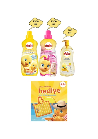 Deterjan Ve Yumuşatıcı Seti Plaj Çantası Hediye 003