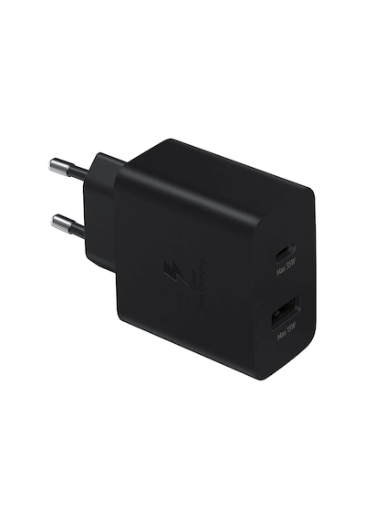 Samsung Uyumlu EP­TA220N Wall İkili Hızlı Şarj Adaptörü (35W­15W) ­ Siyah