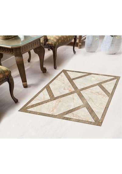 Kaplama Zemin Kaplama Folyosu Dekoratif Folyo 65x65 Cm 24.model Çok Renkli