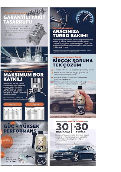 Boostup Nitro Bor Motor Yenileyici + Koruyucu Tekli