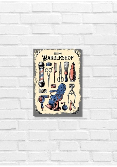 Berbelere Özel Ahşap Duvar Retro Ahşap Pano 28 X 20
