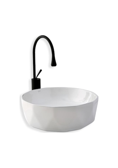 Eva Banyo Lena E-2110 Tezgah Üstü Porselen Lavabo