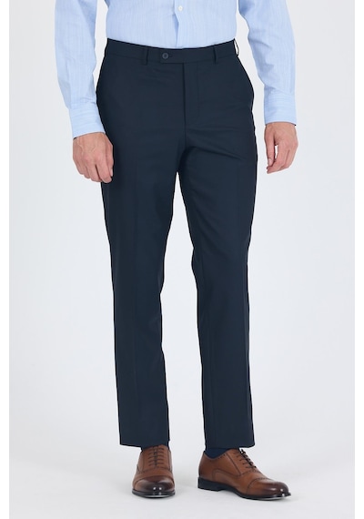 İmza Lacivert Esnek Yandan Cepli Comfort Fit Classic Pantolon 1003250005 Lacivert