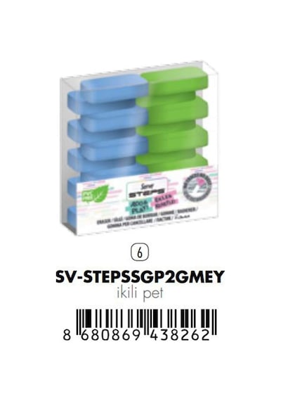 Steps Silgi Pastel Gök Mav-elma Ysl 2li Pet