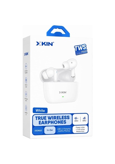Xkın60 Tws Bluetooth Kulaklık Anc & Enc Gürültü Engelleme, In-ear Kablosuz Kulaklık, Usb- Csthn-erphn-xkın60