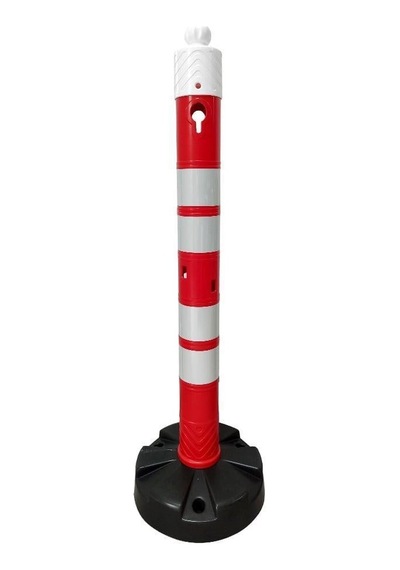 Levhalı Uyarı Dikmesi Seti 120 Cm - Kauçuk Tabanlı-set2