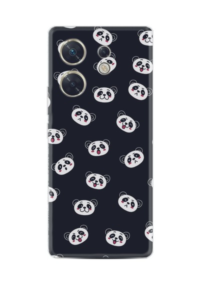 Poco X6 5g Kılıf Silikon Desen Özel Seri Panda Suratları 1773