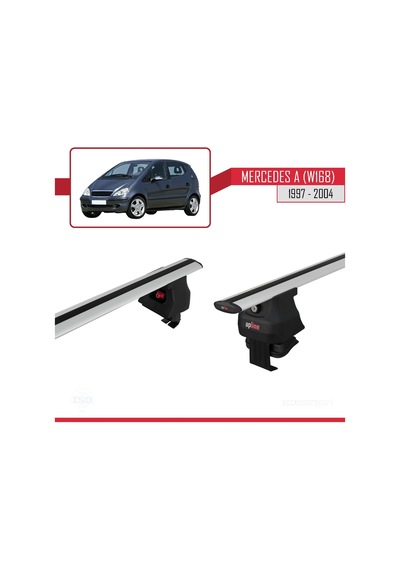 Mercedes A W168 1997-2004 Arası İle Uyumlu Ace-4 Ara Atkı Tavan Barı Gri