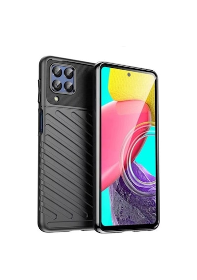 Microcase Galaxy M33 5G Thunder Serisi Kilif - Siyah 559421191