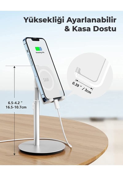 SAIJI S1-II Masaüstü  Ayarlanabilir Tablet & Telefon Tutucu