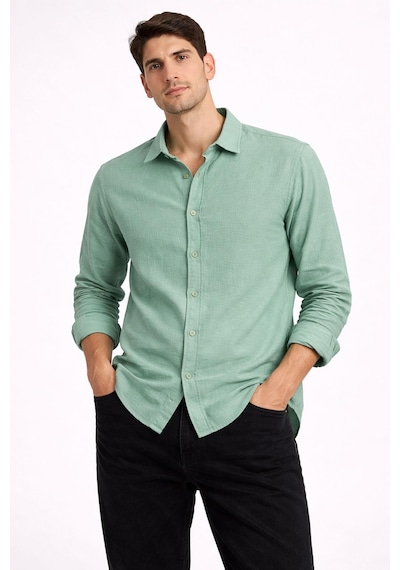 Classics Men Huffa Erkek Pamuklu Regular Salaş Uzun Kol Gömlek 7585 Turkuaz Classics Men Huffa Erkek Pamuklu Regular Salaş Uzun Kol Gömlek 7585 Turkuaz