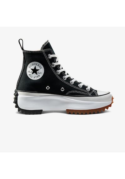 Converse Run Star Hike Platform Unisex Siyah Sneaker Düz 166800c Siyah