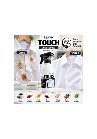 Equinox Touch Leke Sökücü Sprey 500 Ml Güçlü Enzimli Leke Çıkarıcı - 939637076