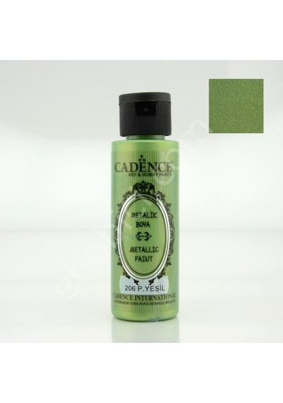 Cadence Metalik Boya - 206 Pastel Yeşili 70Ml