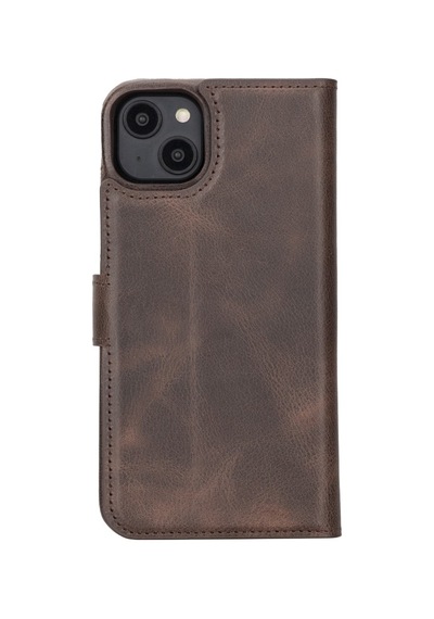 Bouletta Apple Uyumlu iPhone 14 Deri Kılıf Mw36 Tn03