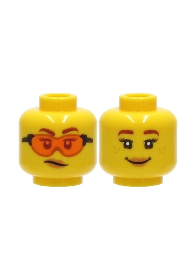 Minifigür Parçaları: Kafa: 3626pb2761