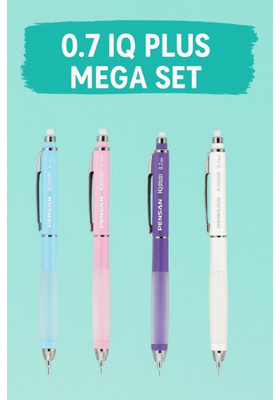 0.7 My Iq Plus Versatil Kalem Mega Set Çok Renkli
