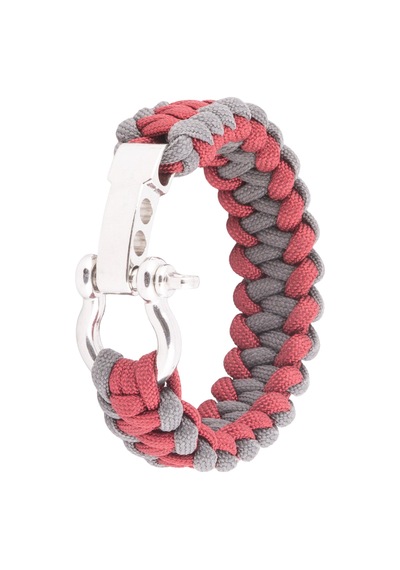 Survival Dağcı Paracord Bileklik 3 Kademeli Krom Kilit Çok Renkli
