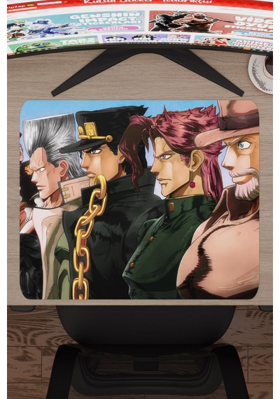 Jojo No Kimyou Na Bouken V1 - 48x40 Xl Gaming Kauçuk Kaymaz Taban Mouse Pad Fare Altlığı