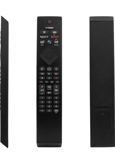 Weko Philips Uyumlu Ykf474-b003 Ambılıght Netflix - Rakuten Tv Tuşlu Ses Komutsuz Led Tv Kumanda