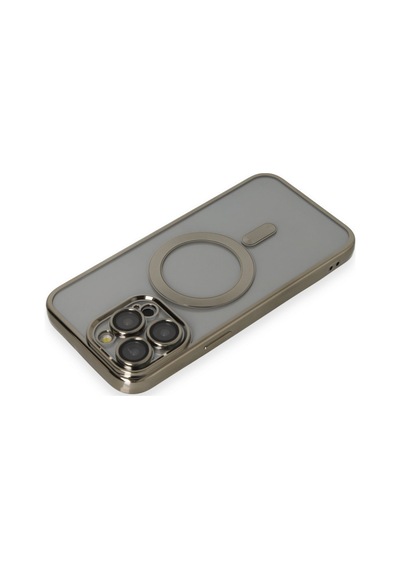 Apple iPhone  Uyumlu  14 Pro Max Kılıf Kross Magneticsafe Kapak - Titan Gri