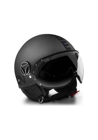 Momodesing Fgtr Evo Mono Matt Titanium Frost Black Açık Kask Renkli