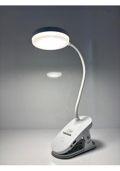 Cm 3 Işık Modlu Led Masa Lambası Mandallı, Usb Şarjlı, Taşınabilir Çok Renkli