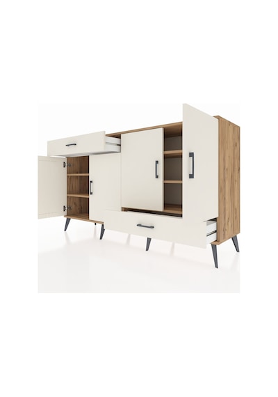 Hyperion Konsol 5 Raflı 2 Çekmeceli 4 Kapaklı 176x44x99 Çam-aytaş Çam-aytaşı Hyperion Konsol 5 Raflı 2 Çekmeceli 4 Kapaklı 176x44x99 Çam-aytaş Çam-aytaşı