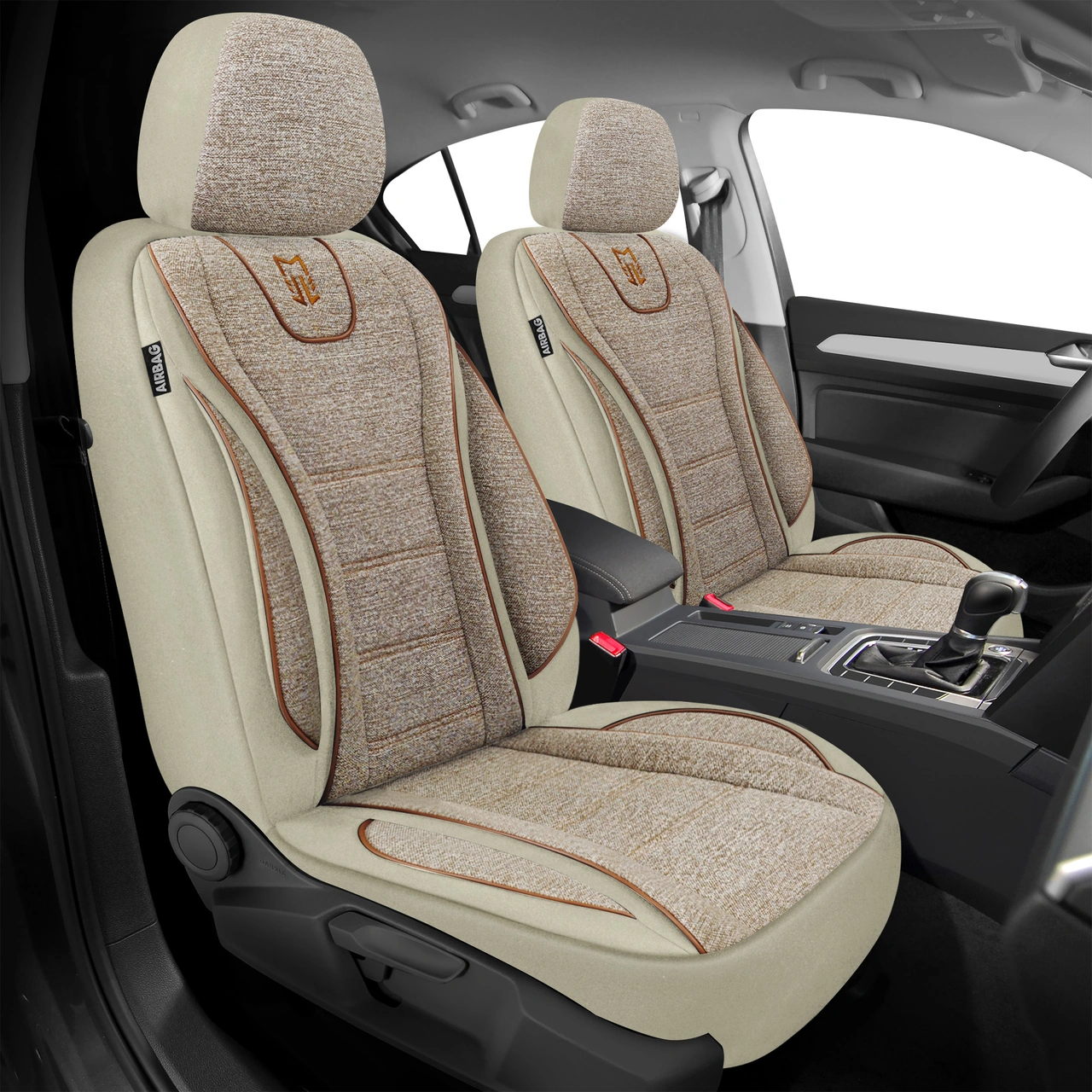 City Serisi Toyota Corolla 2014-2016 İle Uyumlu Koltuk Kılıfı, Bej