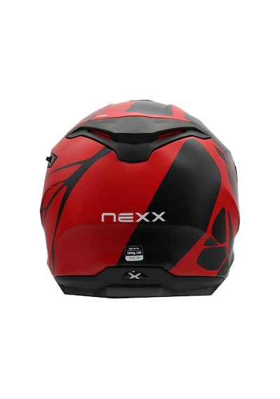 Nexx Y.100 B-Side Kapalı Motosiklet Kaskı Siyah - Kırmızı