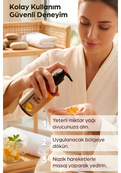 2 Li Kavun Aromalı Masaj Yağı 120 Ml X 2 Doğal Vücut Bakım Ve Aromaterapi Yağı - 305892654