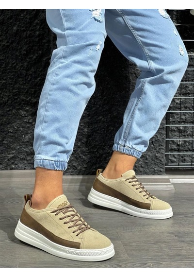 Knack Sneakers Ayakkabı 010 Vizon Süet Vizon