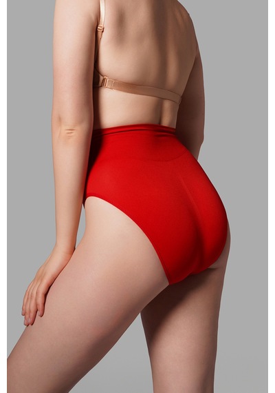 Fit Women Toparlayıcı Yüksek Bel Külot 1010 Kırmızı