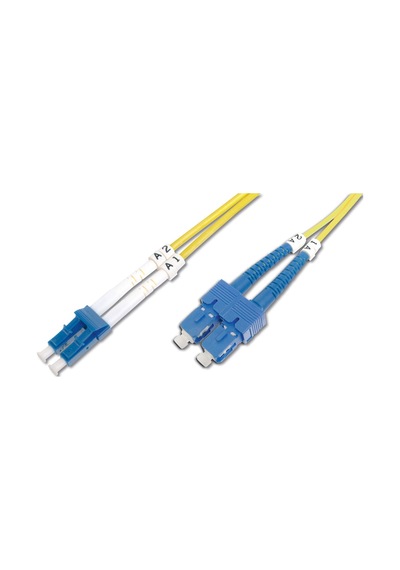 Assmann Dk-2932-10 Digitus Lc-Sc Fiber Optik Patch Kablo. 10 Metr