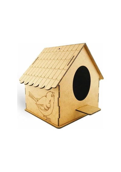 Südor Wood Ahşap Kendin Yap Maket Kuş Evi 170 x 157 x 185 Mm